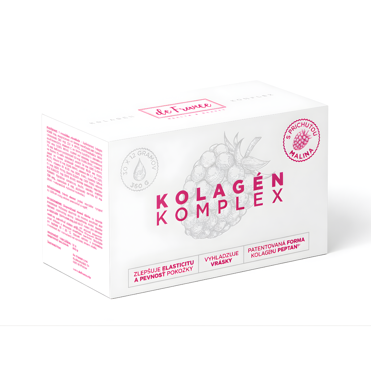 Bioaktívny kolagén s príchuťou maliny