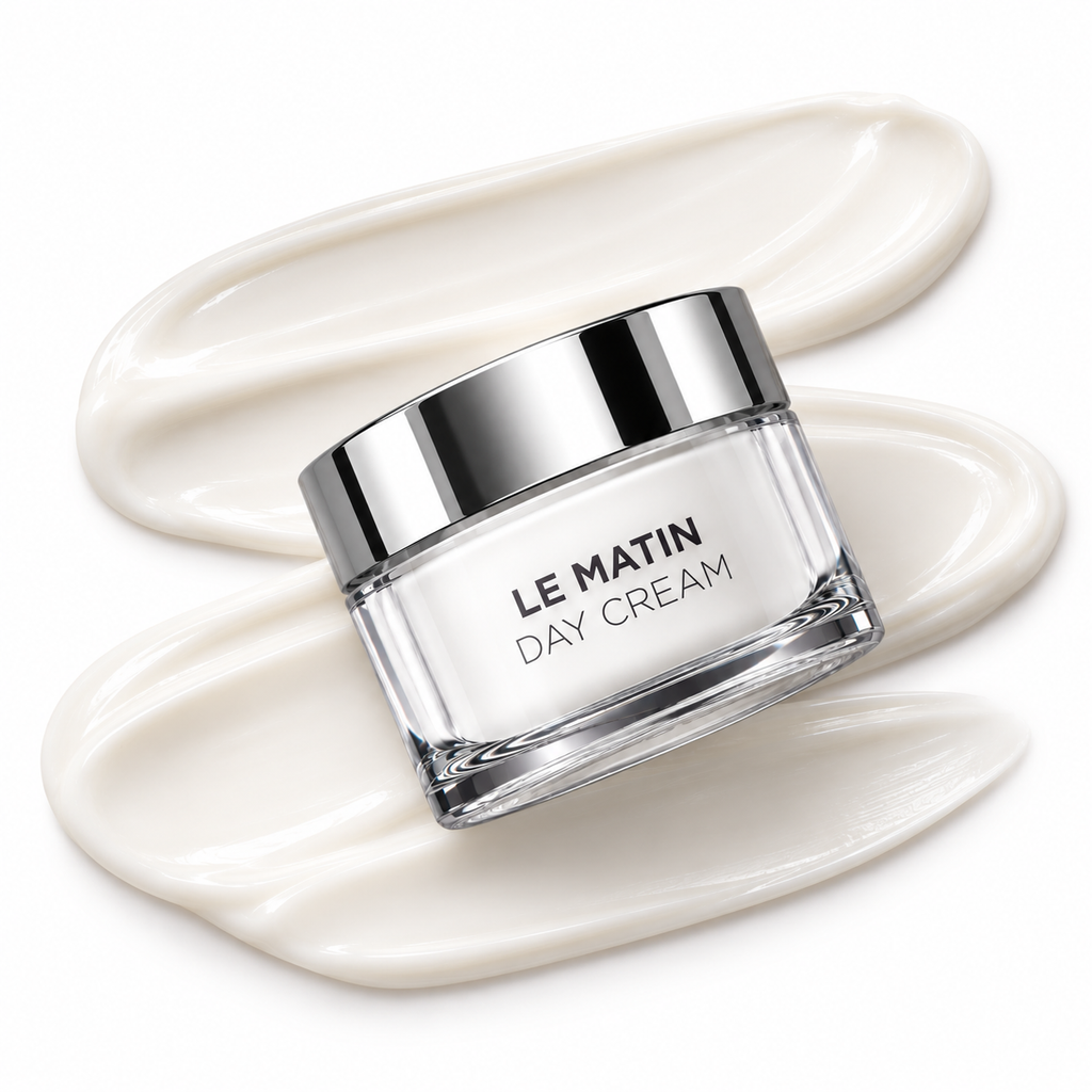 Le Matin® – Denný krém pre hebkú a žiarivú pleť, s glass-skin efektom
