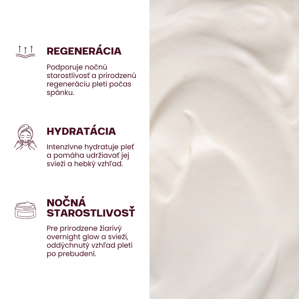 Bon Soir® – Nočný krém pre hebkú, vyživenú pleť, s overnight-glow efektom