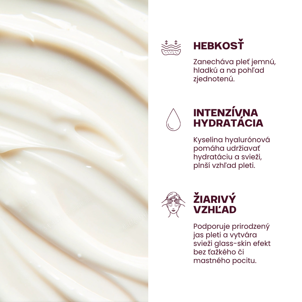 Le Matin® – Denný krém pre hebkú a žiarivú pleť, s glass-skin efektom