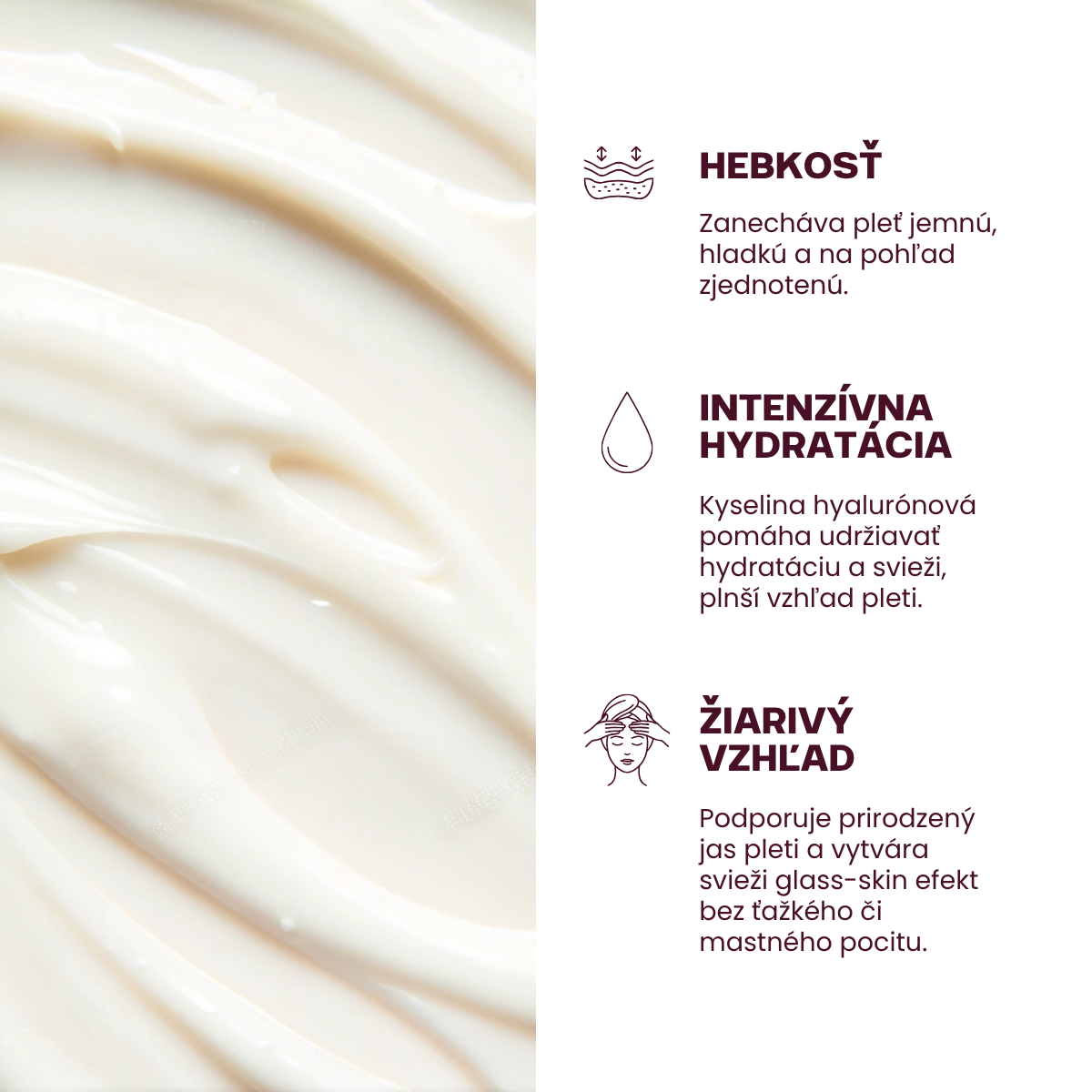 Le Matin® – Denný krém pre hebkú a žiarivú pleť, s glass-skin efektom